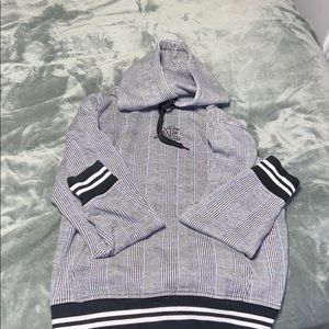 Men’s American Eagle Plaid Patterned Hoodie
